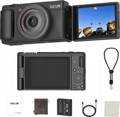 Zdjęcie produktu dla Aparat Cyfrowy SJCAM ZV200 dla nastolatków Młodzieży kamera WEBCAM 5K 80Mpx