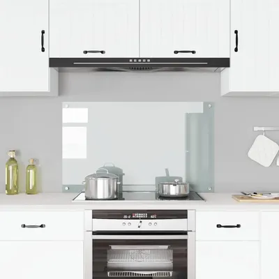 Zdjęcie produktu dla vidaXL Panel kuchenny przezroczysty 100×60 cm szkło hartowane