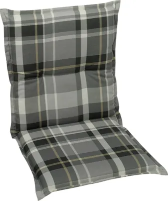 Produktbild von Go-De Niederlehner-Auflage 100 cm x50 cm x 6 cm, grau-kariert