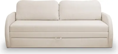 Produktbild von Selsey DIEGO - 3-Sitzer-Sofa mit Schlaffunktion und Bettkasten, hellbeige