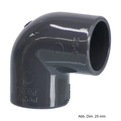 Produktbild von Winkel Maß 50mm 16bar 90Grad MEGA