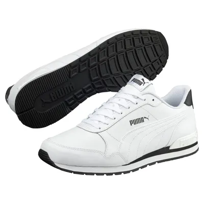 Produktbild von PUMA ST Runner v2 Leder Sneaker puma white/puma white 38.5