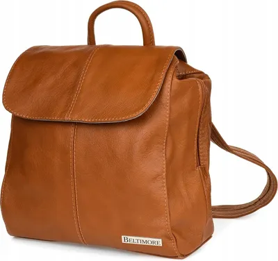 Produktbild von Beltimore Damen-Rucksack aus Leder, dreieckig, geräumig