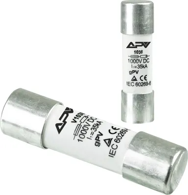 Produktbild von Solar Sicherungseinsatz 10A 1000V DC 10x38mm 2-polig