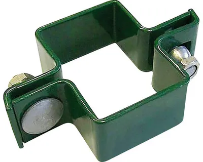 Obrázok produktu pre Objímka na stĺpik 60x40 mm priebežná zelená
