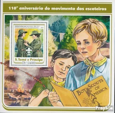 Produktbild von Briefmarken Sao Tome e Principe 2017 Mi Block 1268 (kompl. Ausgabe) postfrisch Pfadfinder