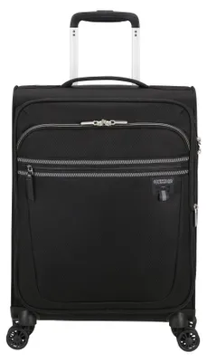 Produktbild von American Tourister Trolley Aerospin Spinner EXP Black schwarz 55cm