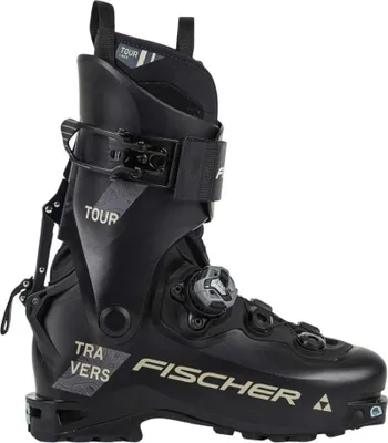 Image de Fischer Travers Tour Chaussures de ski alpin Noir 25.5 Hommes,Femmes Noir 25.5
