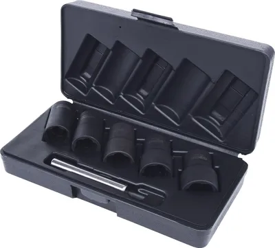 Steckschlüsselsatz 1/2 Zoll, Spiralprofil, 6-teilig, 19-25 mm