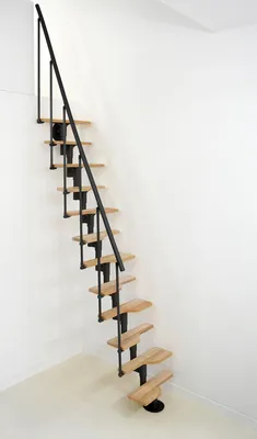 Produktbild von Minka Mittelholmtreppe Vienna 35 - 293,8cm Geschosshöhe Buche Schwarz