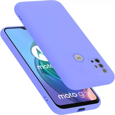 Produktbild von Cadorabo Hülle für Motorola MOTO G10 / G30 Hülle Silikon Handyhülle Case aus flüssigem Silikon, Kratzfeste und stoßfeste Schutzhülle für Motorola MOTO G10 / G30