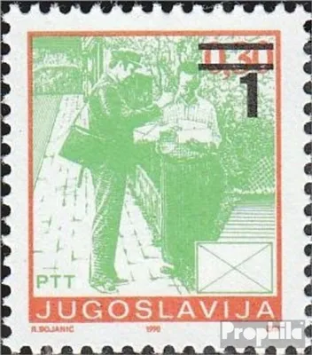 Produktbild von Briefmarken Jugoslawien 1990 Mi 2433A (kompl.Ausg.) postfrisch Freimarke