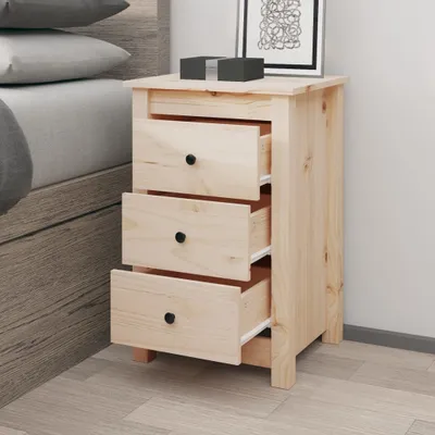 Obrázek produktu pro vidaXL Noční stolek 40x35x61,5 cm Masivní borovicové dřevo