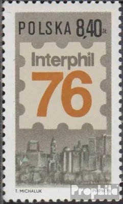 Produktbild von Briefmarken Polen 1976 Mi 2444 (kompl.Ausg.) postfrisch Briefmarkenausstellung