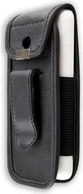 Produktbild von caseroxx Ledertasche mit Gürtelclip kompatibel mit Nokia 207 und 208 aus Echtleder, Tasche mit Gürtelclip und Sichtfenster