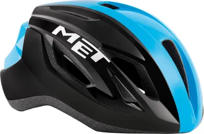 Produktbild von MET STRALE Fahrradhelm, blau-schwarz-glänzend, Größe M