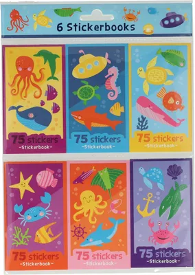 Image de Sticker Uitdeelboekjes Onderwaterwereld, 6st.