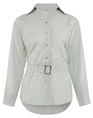 Image de Chemise pour femmes SIDONA - verte, taille M