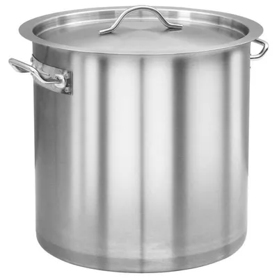 Obrázek produktu pro Kookpan – Nerezová pánev – Hrnec – Pánev na pečení – Nerezová ocel – 26 litrů – 32 x 32 cm – Vhodné pro všechny typy sporáků