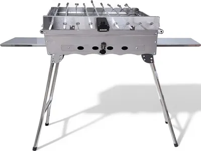 Produktbild von Mangal Khan 9er Drehspieß 230V Motor Spieße