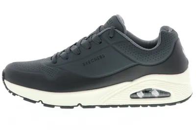 Produktbild von Skechers Herren Schnürschuhe Sportlich Gummisohle grau