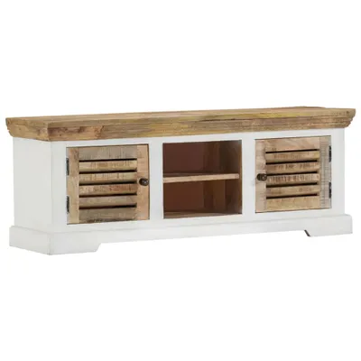 Produktbild von TV-Schrank 110x30x40 cm Massivholz Mango