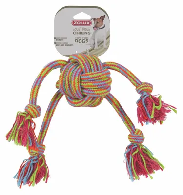 Image de Jouet en Corde Pieuvre Multicolore pour Chien - ZOLUX