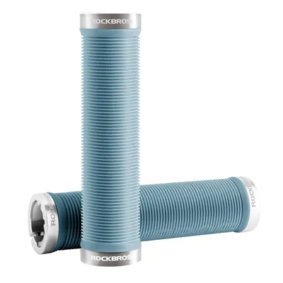 Produktbild von ROCKBROS Fahrradgriffe 22 mm, Rutschfestes TPE mit Aluminium-Klemmung, Lenkergriffe für MTB, Rennrad, Citybike, Gravel, Scooter, BMX Blau