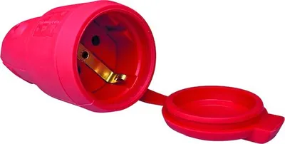 Produktbild von PROT Gummikupplung PGKR44 rot IP44 16A