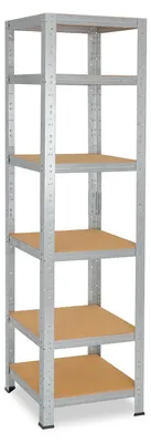 Image de shelfplaza HOME 180x30x30 cm Étagère charges lourde en galvanisé avec 6 étagères et une capacité de charge de 145 kg par étagère