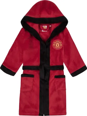 Immagine prodotto di Manchester United FC - Vestaglia da ragazzo in pile GF628 (158-164) (Rosso)