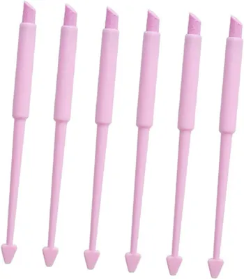 Produktbild von 6-teiliges Nagelhautentfernungsset mit Peelingstiften und Peelingstreifen für Nagelkunst