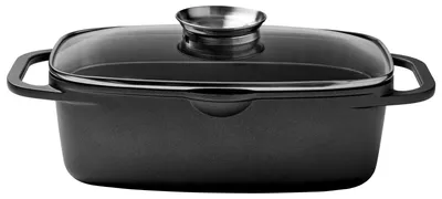 Productafbeelding van Keukenaccessoire: Vierkante braadslede van aluminium, 21,50 x 33 cm