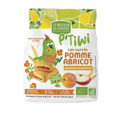 Produktbild von Vollkornkekse - Apfel- und Aprikosenfüllung 120g