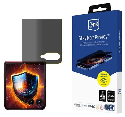 Produktbild von Sichtschutzfilter für Motorola Razr 60 Ultra, 3mk SIlky Matt Privacy, Matt