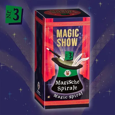 Produktbild von trendhaus MAGIC SHOW Trick 3 Magische Spirale Trick 3 von 18 ab 6 Jahren. MAGIC SHOW TRICK