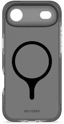 Image de Decoded, coque iPhone 17 Air MagSafe DropTec Hybrid antichoc, noir