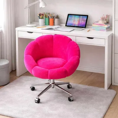 Productafbeelding van Hanah Home, Fuchsia fauteuil, 100% melamine, 72x86x62 cm: 12345