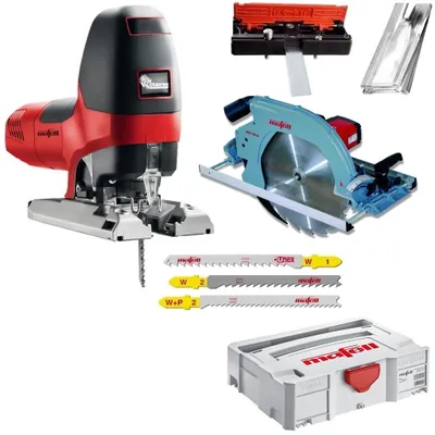 Produktbild von Mafell Zimmerei Handkreissäge MKS 185 Ec + Stichsäge P1 CC MaxiMax im Systainer