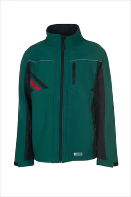 Produktbild von Planam Softshelljacke Highline Gr. XS grün/schwarz/rot