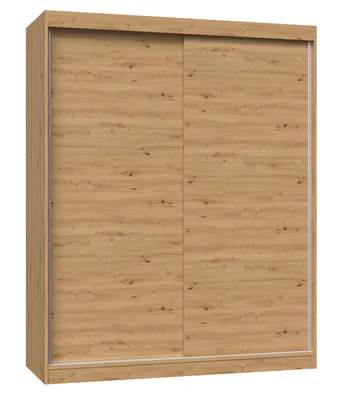 Produktbild von Topeshop IGA 160 ART B KPL, Eiche, Garderobe, 7 Regale, 2 Tür(en), Eiche, Partikelbord