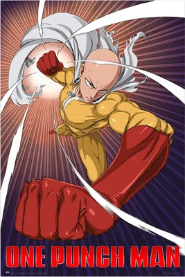 Produktbild von Poster One Punch Man Saitama Anime Serie 61x91,5 cm offiziell lizenziert
