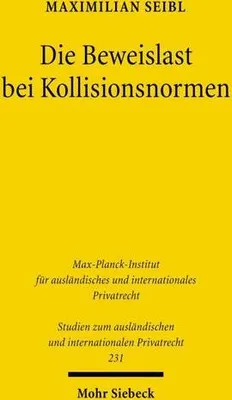 Immagine prodotto di Die Beweislast bei Kollisionsnormen