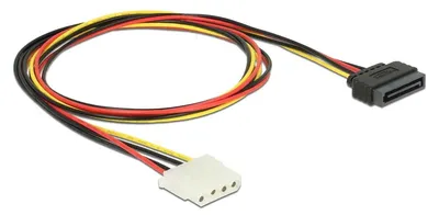 Zdjęcie produktu dla DeLOCK 60140, 1 m, SATA 15-pin, Molex (4-pin), Męska, Żeńska, Prosty