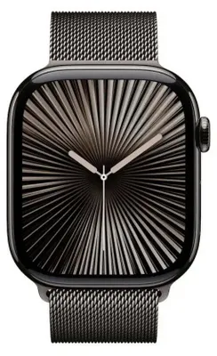 Immagine prodotto di Orologio, Apple Watch S10 Cellular 46 mm Ardesia in titanio con anello milanese in ardesia - S/M