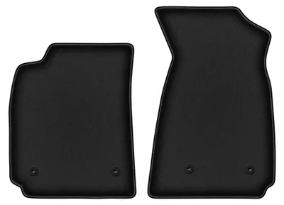 Productafbeelding van Velours voormatten voor Audi A4 B5 FL 1999-2001 (sedan/stationwagen/bestelwagen) – 2-delig, zwart, op maat – Wielganizator DURBAN