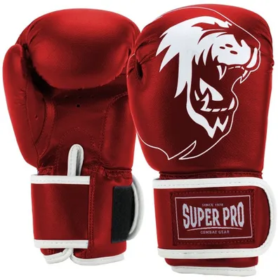 Produktbild von Super Pro Talent Boxhandschuhe Rot - 8 oz.