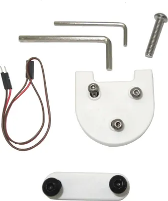 Produktbild von Set von Unterlegscheiben für den Umbau von 8,5-Zoll-Reifen auf 10-Zoll-Reifen mit zusätzlichem Verlängerungskabel für das Rücklicht für den Xiaomi M187/M365/M365 Pro/Pro 2/1S/Essential/Motus 8,5/Fiat