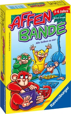 Produktbild von Ravensburger Mitbringspiel Farbzuordnungsspiel Affenbande 23114