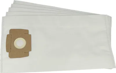 Produktbild von vhbw 5x Staubbeutel kompatibel mit Taski S 6, S 4, Aero 15, Aero 8, Hurricane, Bora S 5.1, Baby Bora, Aero 8+, Aero 15+ Staubsauger - 46cm x 24cm Weiß